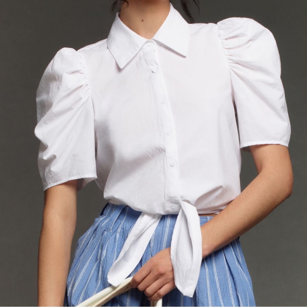 Bishop + Young Rosetta Tie-Front Top